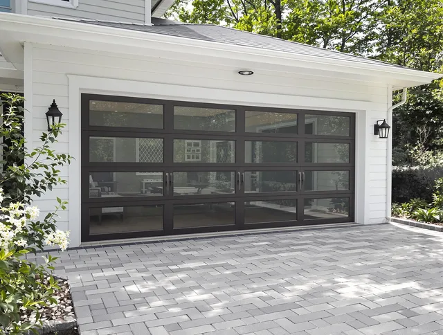 Brunswick Garage Door Repair design specialist presenting custom garage door options to Brunswick homeowner